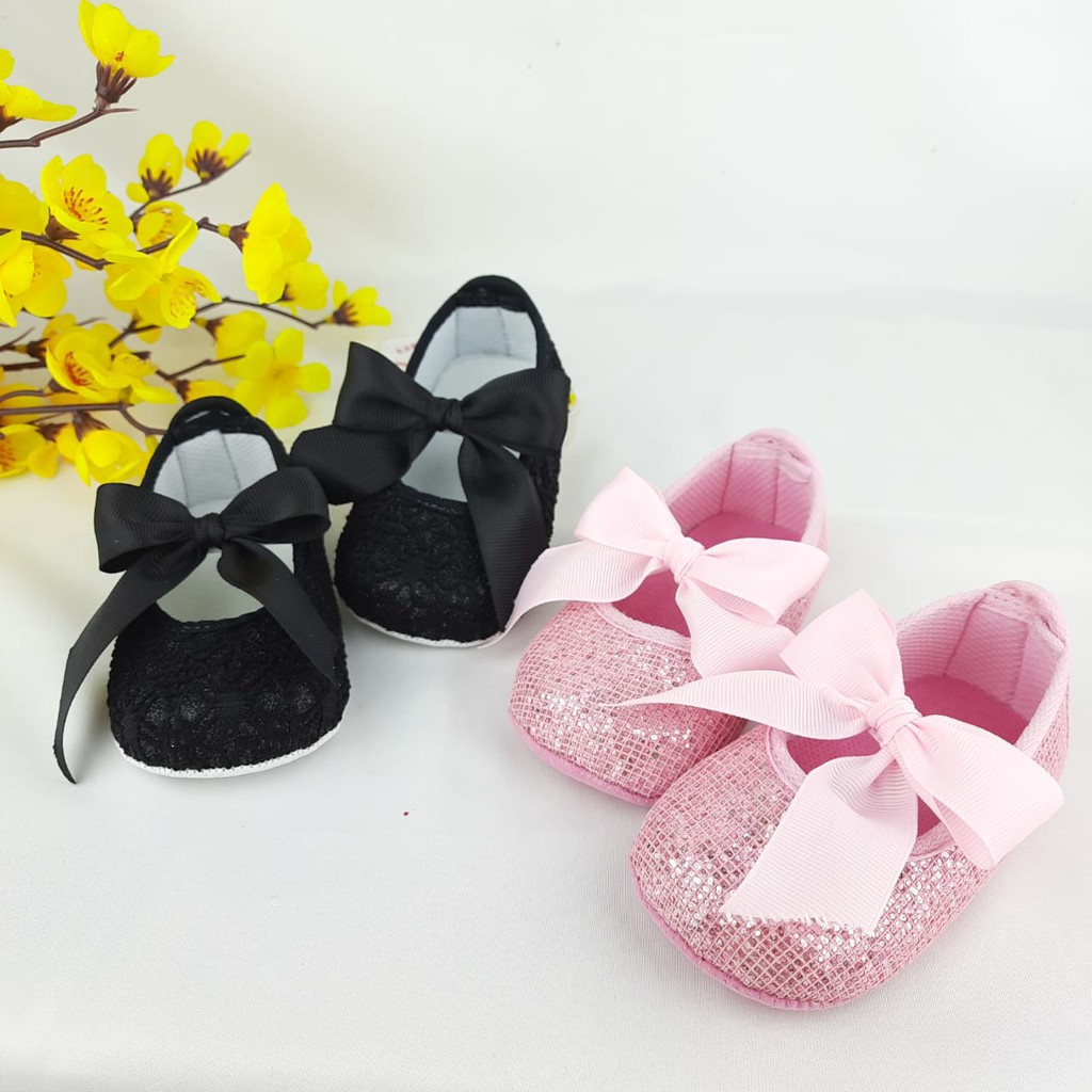 [KHUSUS GROSIR 5PCS] SEPATU PREWALKER ANAK PEREMPUAN 0-12 BULAN FP10g5