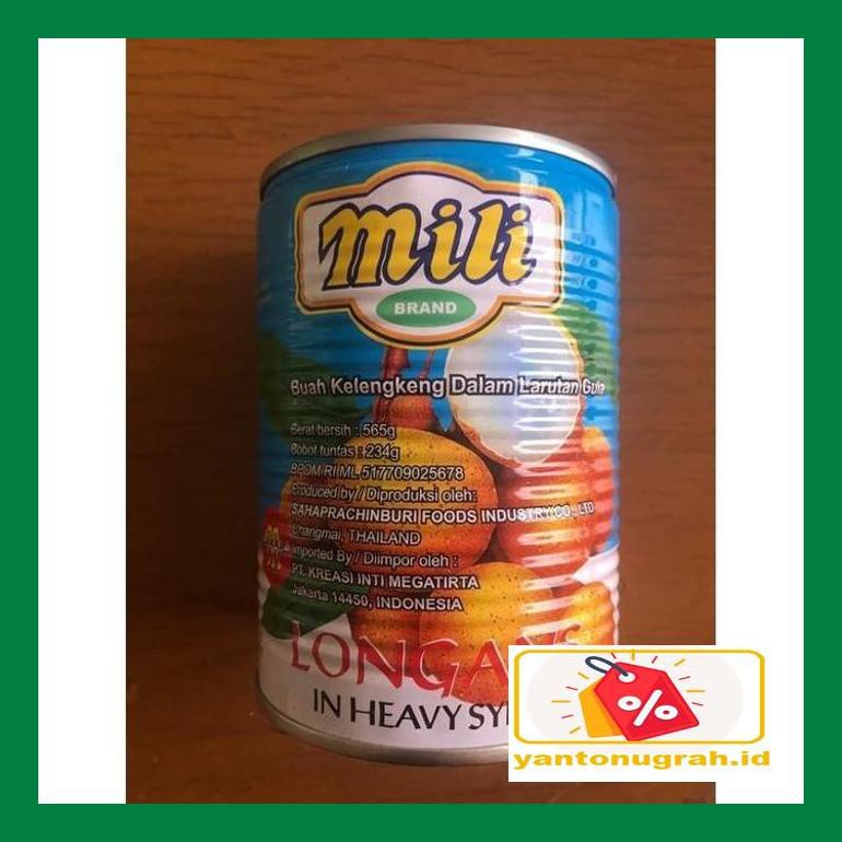 

Ytnksot Mili Longan/ Buah Kaleng/ Buah Kelengkeng/ Longan Syrup 565G Sotyt07