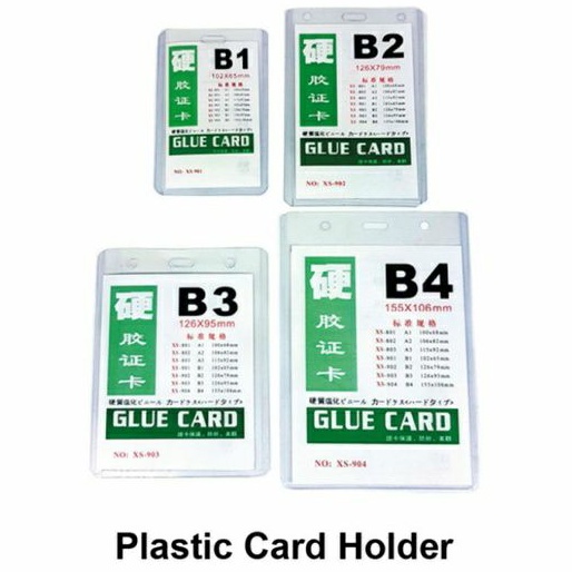 

plastik casing card holder name tag case