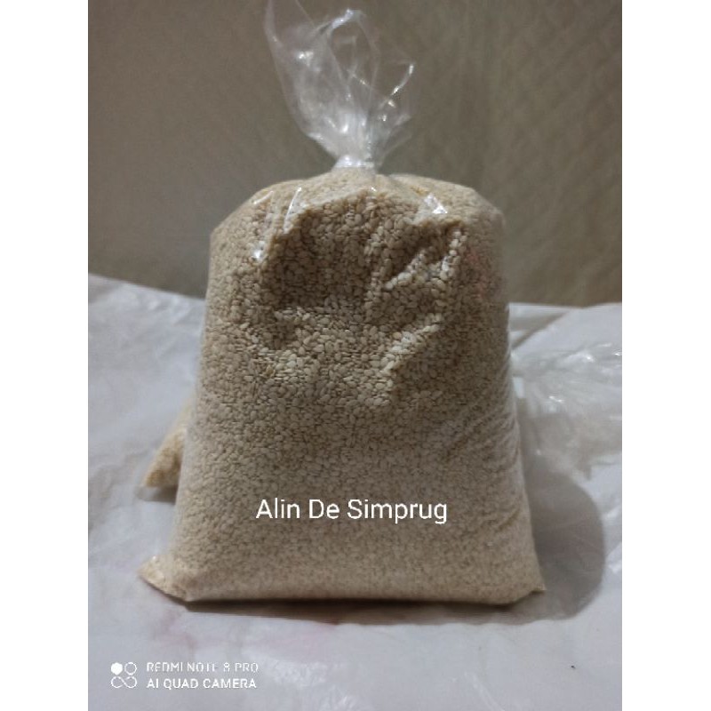 

Sesame Seeds-Wijen putih import kemasan 500gr