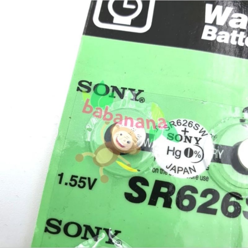 Sony 377 SR626SW Baterai jam kancing battery button kecil watch