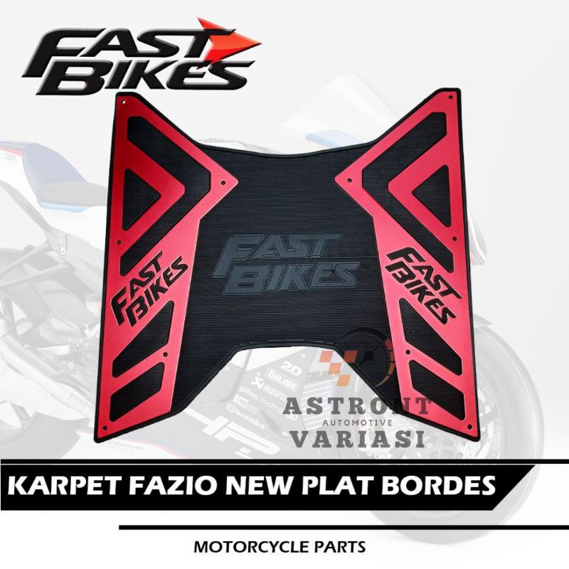 Karpet Motor Fazzio Plat Borders Fazzio Alas Kaki Motor Yamaha Fazzio