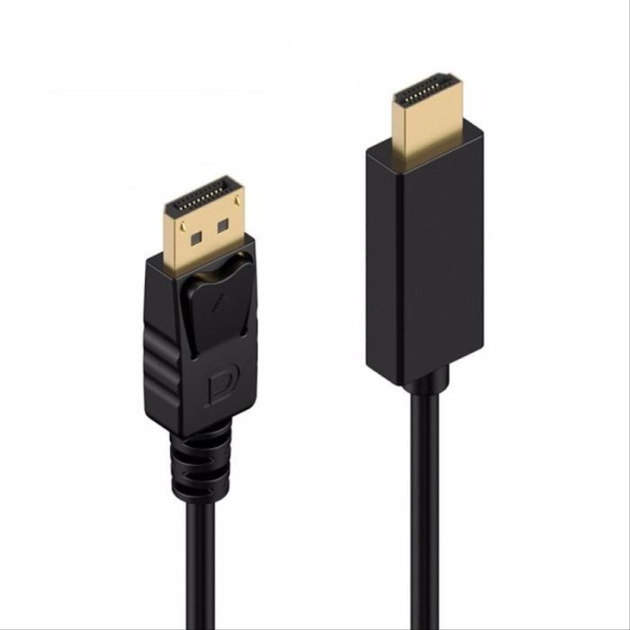 Kabel Display Port To HDTV 1.8M - Displayport To HDTV 4K 1.8M Netline - Full HD