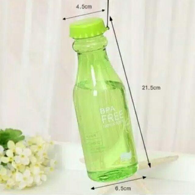 MY BOTTLE / BOTOL MINUM SODA / BOTOL KARAKTER UNIK / MY BOTTLE SODA 500ML-HIJAU