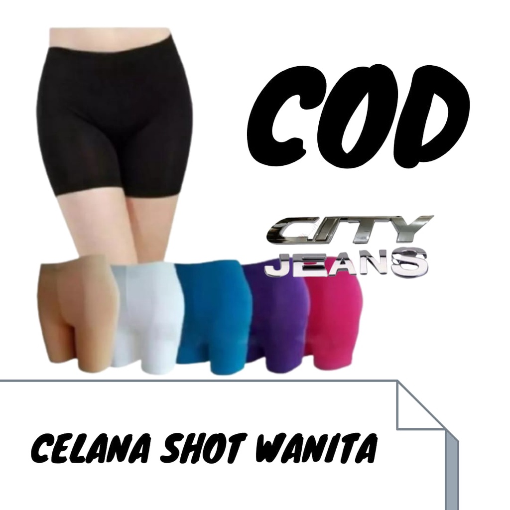 Celana Leging Pendek JUMBO Short  Legging Shot Strit Sot Daleman Wanita JUMBO--