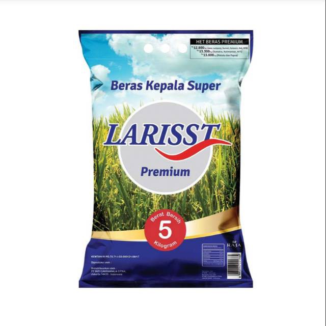 

BERAS KEPALA SUPER ( LARISST 5 Kg )