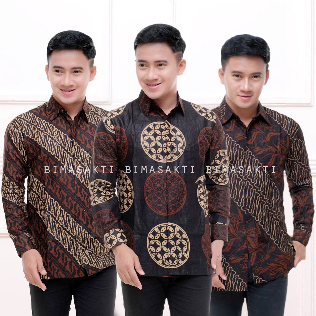 Terbaru Baju batik pria lengan panjang terbaru 2022 - kemeja batik pria lengan panjang terbaru - kemeja pria kantor - kemeja batik cowok - baju pria kantor - kemeja batik laki laki - kemeja kondangan - bimasakti - bima sakti - kemeja kerja pria batik.