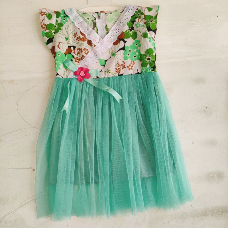 Dress kimono anak 1 2 3 4 tahun gaun anak cewek perempuan ( dress KIMONO TG)