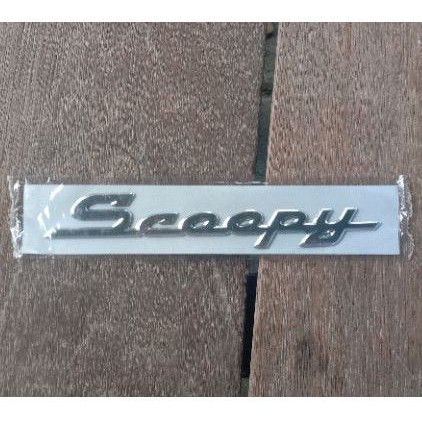 sticker emblem logo Scoopy fi 2012-2016 ORI los packing