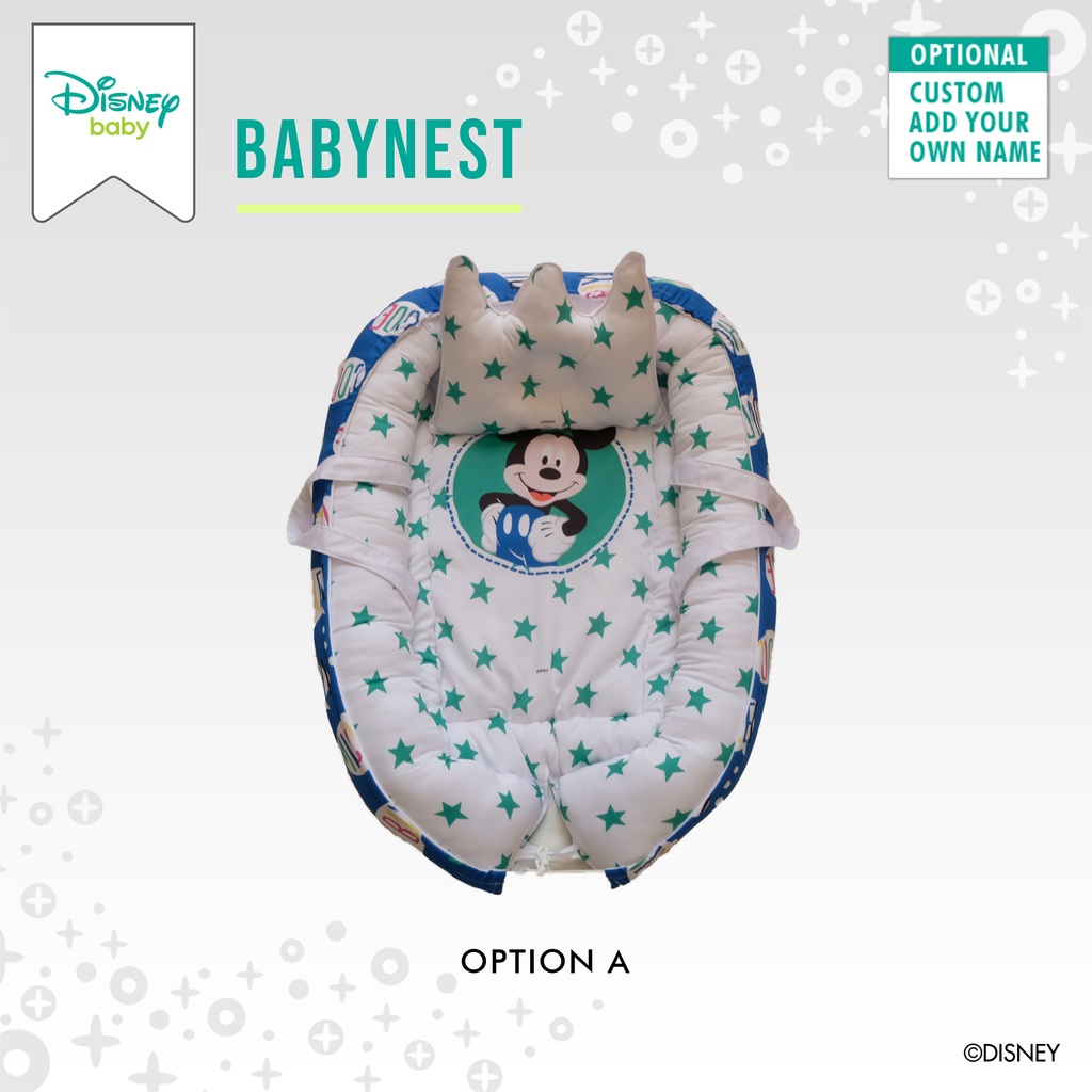 Kasur Bantal Disney Baby Nest Mickey DMF188 Tempat Tidur Bayi Laki Laki Perempuan Termurah Berkualitas