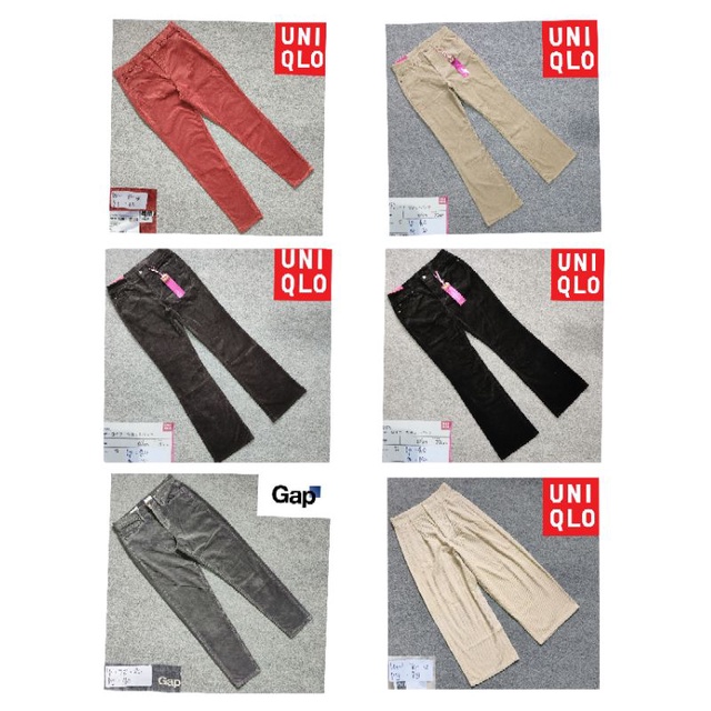 celana corduroy, branded 2nd