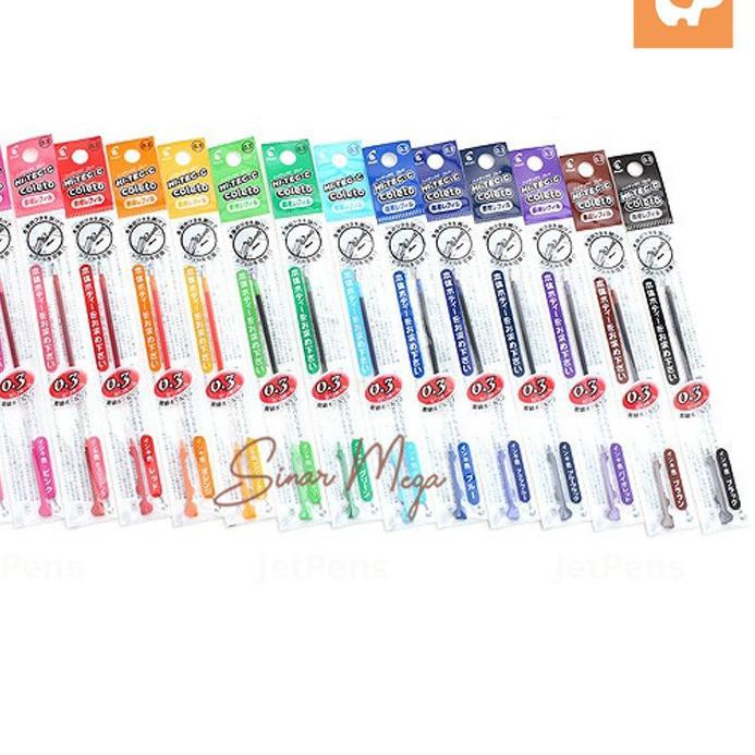 

PROMO 11.11 KODE-491 Pilot Refill Hi Tec C Coleto 0.3mm LHKRF-10C3 Gel Multi Pen/ Isi Ulang Case Bar