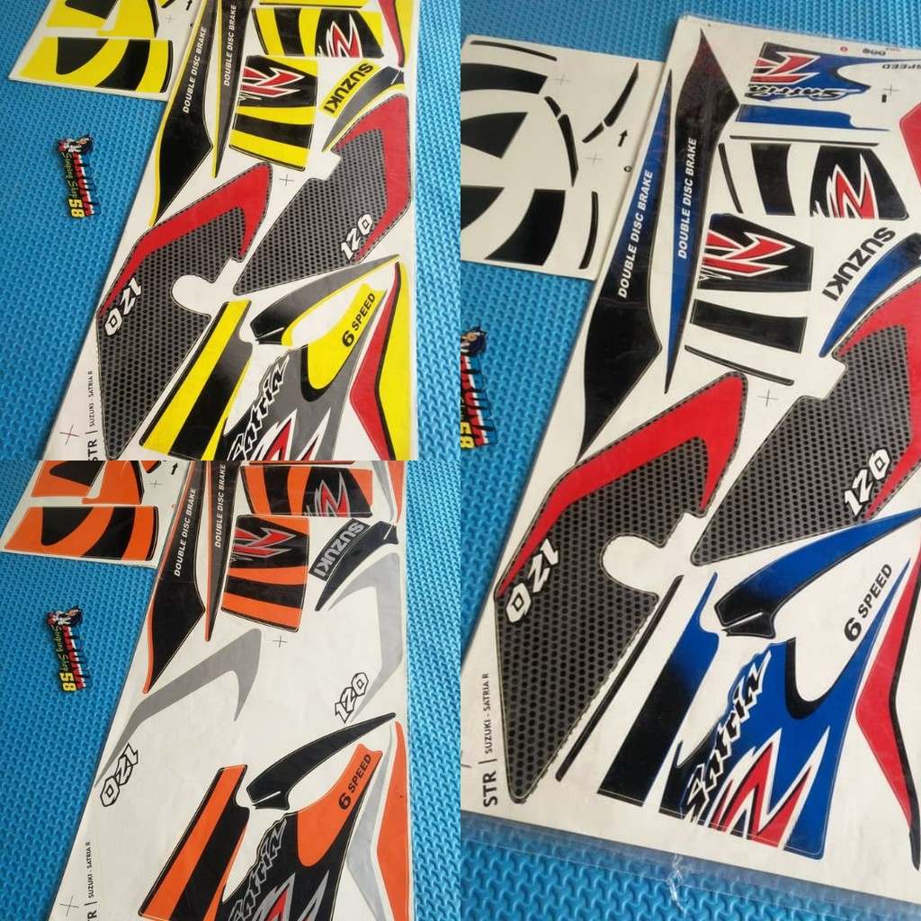 Striping Sticker Lis Variasi Motor Suzuki Satria 120r-Satria Lumba Lumba