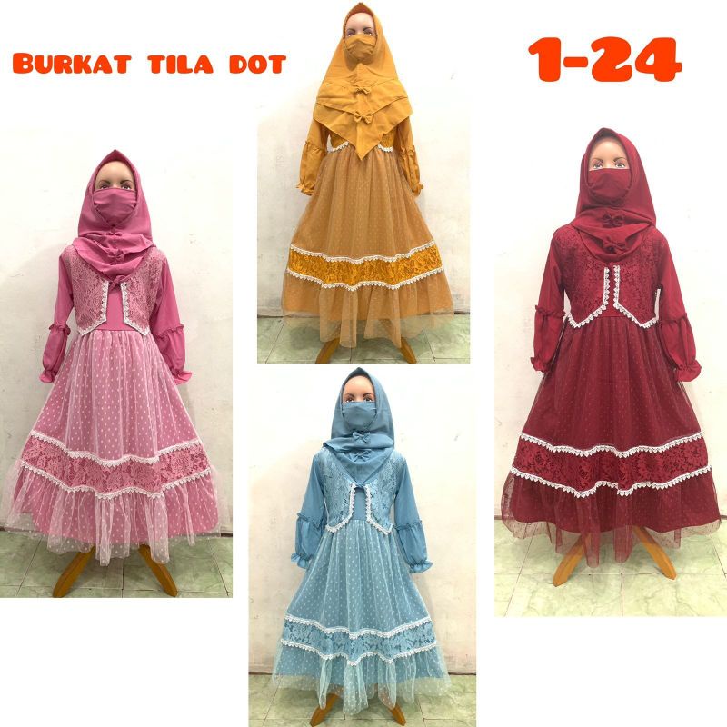 Gamis anak tile/gaun anak