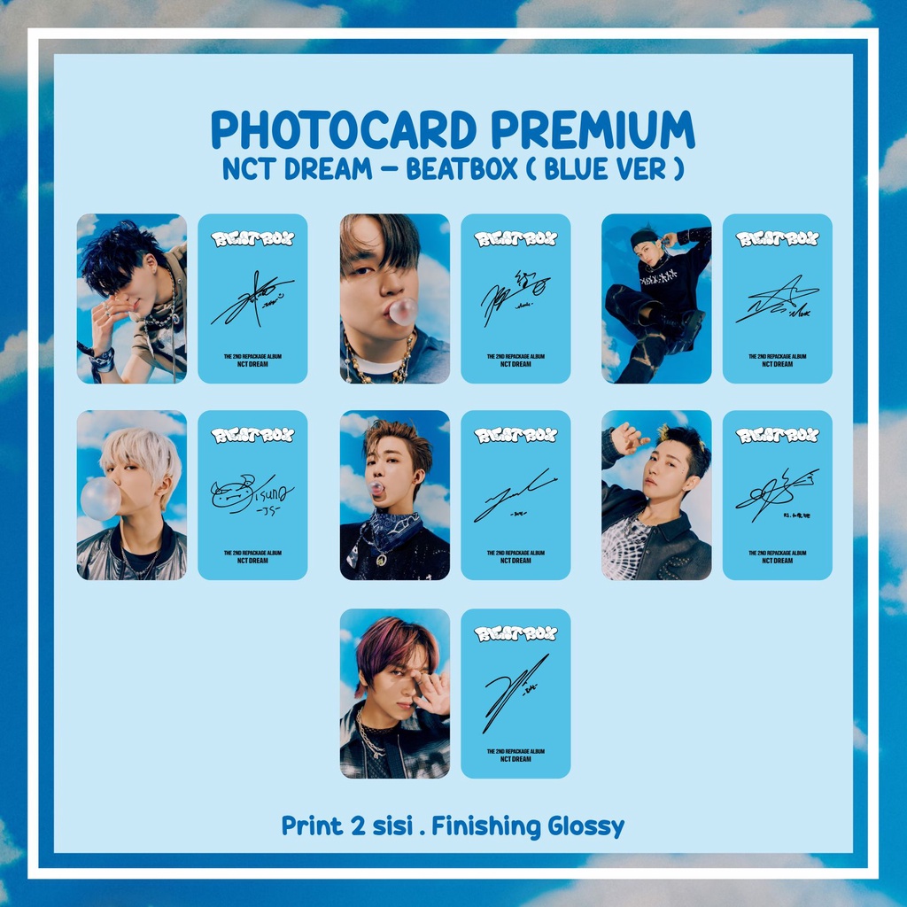 PHOTOCARD UNOFFICIAL NCT DREAM - BEATBOX