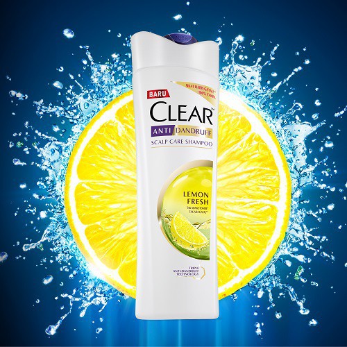 CLEAR Shampoo Fresh Cool Lemon Anti Ketombe