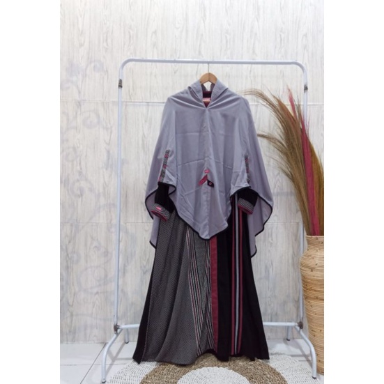 Gamis Sultan 8 Jet Black (PL) By Aulia Fashion