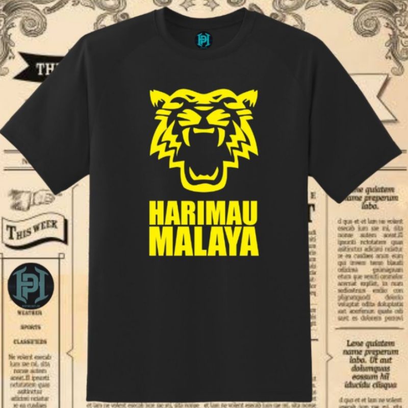 T-SHIRT KAOS HARIMAU MALAYA