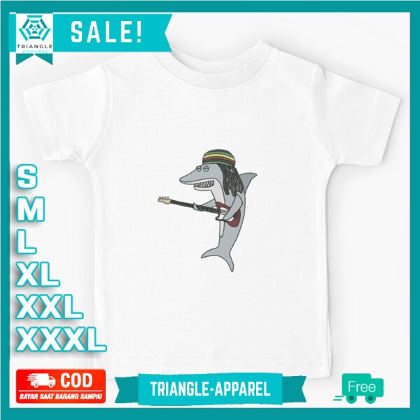 Kaos Baju Anak Reggae shark Premium Quality