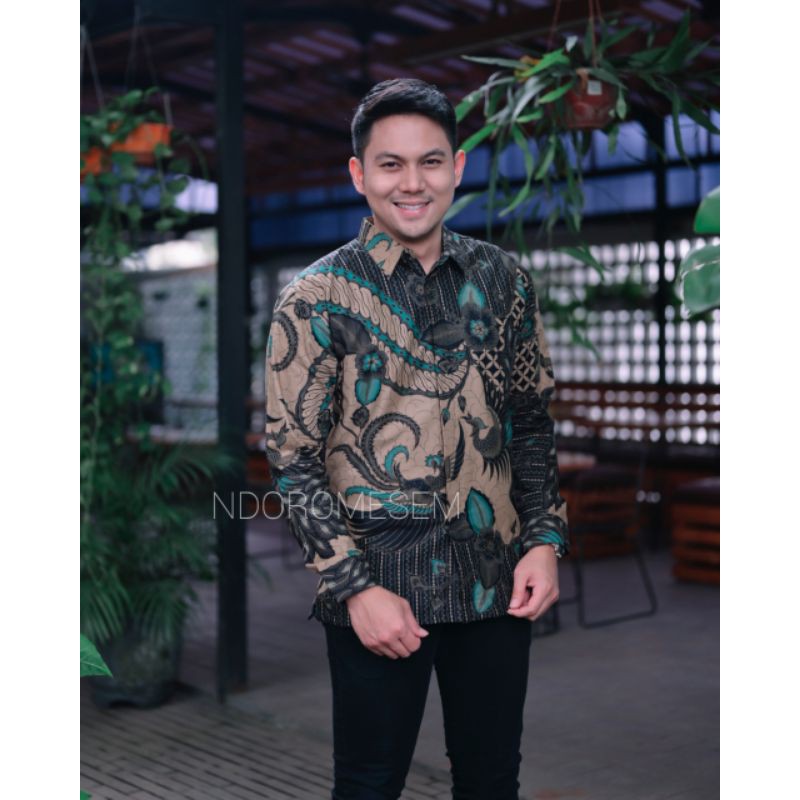 BATIK PREMIUM NDOROMESEM PRIA LENGAN PANJANG MARTO PRABU KATUN HALUS BATURADEN FULL FURING