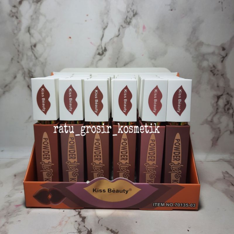 Lip Gloss | Lip Cream | Lip Meet Kiss Beauty 6 warna No. 70135-03