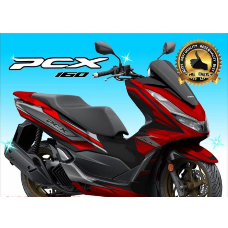 DECAL FULL BODY HONDA  PCX 160 cc stiker variasi decal pcx new