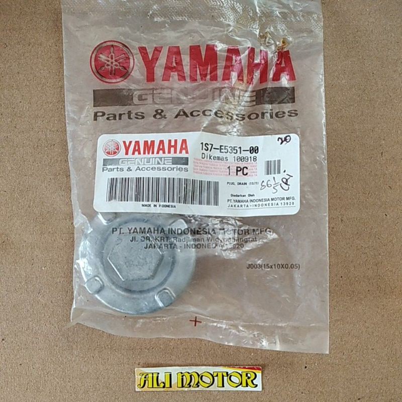 Baut oli bawah jupiter mx r15 vixion 1S7-E5351-00 ori YAMAHA
