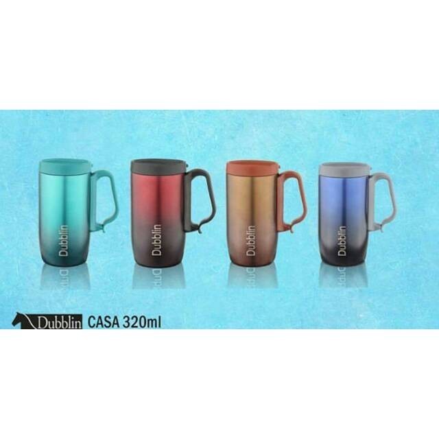 Trend-Mug Gelas Cangkir Bisa Panas Dingin 270 ml Dubblin Casa DBN-1757 1Pcs