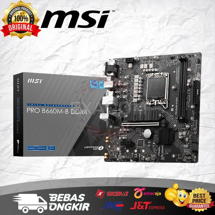 Motherboard MSI B660M-B - LGA 1700 , DDR4 , B660M