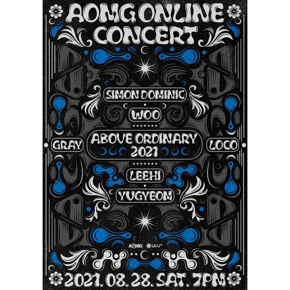 [DP] Tiket LIVE+VOD AOMG Online Concert : Above Ordinary, 28 Agustus 2021