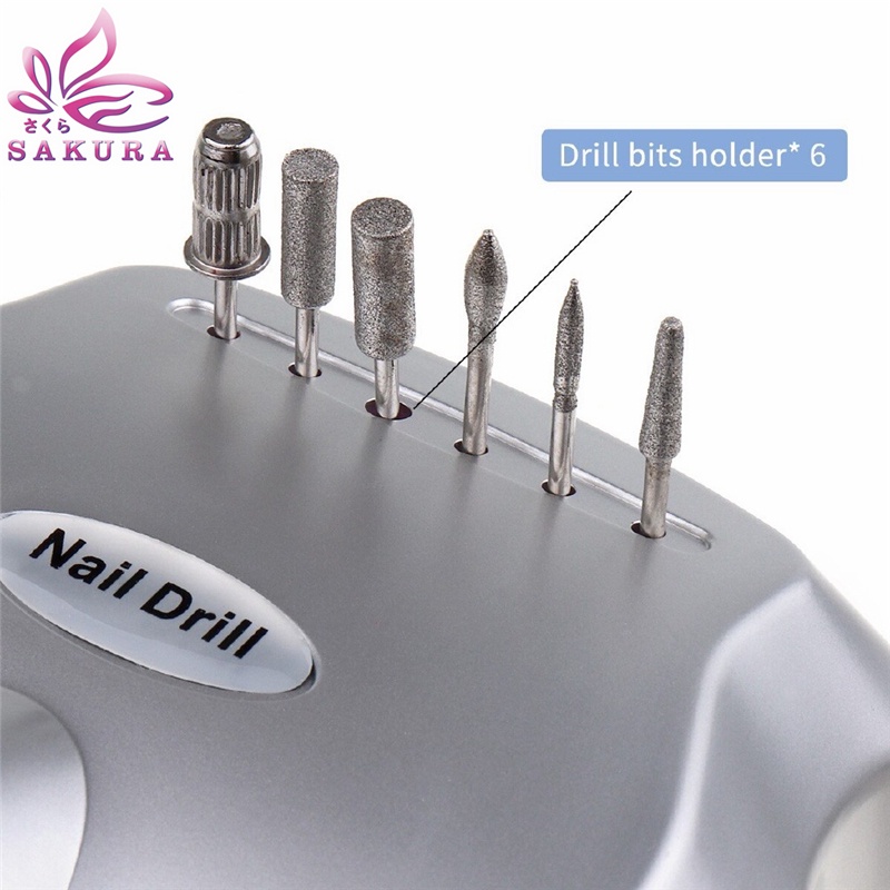 35000 Nail Drill Nail Gel Polisher Alat Kikir Kuku Elektrik For Manicure - SOSOYO