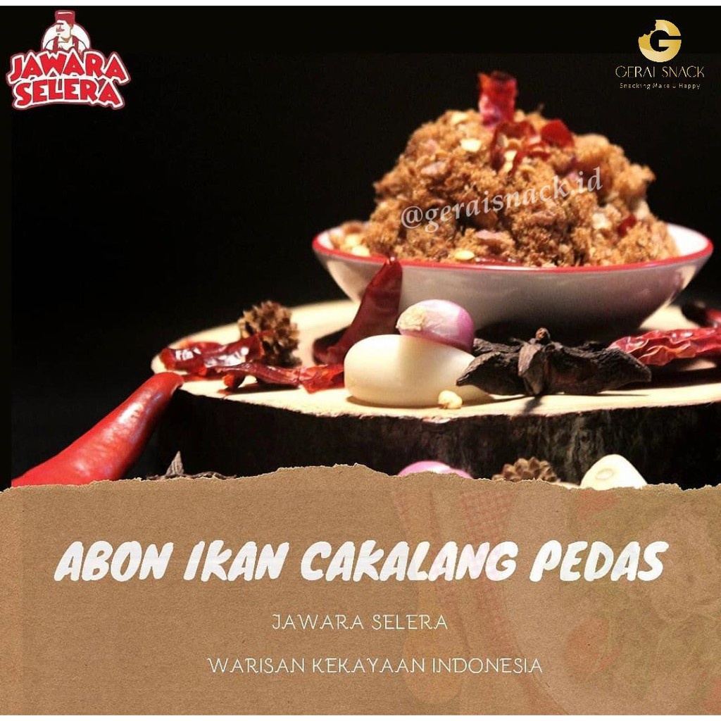 Abon Ikan Cakalang JS Jawara Selera Varian Original - 90Gram