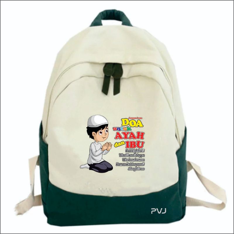 Tas Anak Laki Laki muslim Kids Backpack School PVJ