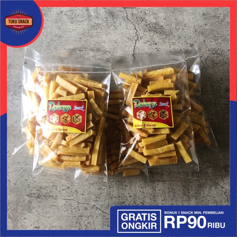 

Keripik Stik Sukun Rahayu Snack Kiloan Murah Makanan Ringan Khas Cilacap 200gr