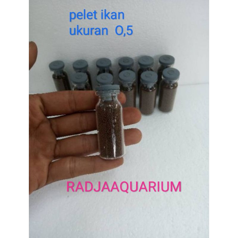 pelet pakan ikan kecil aquarium toples ikan cupang obat ikan terarium valudarium