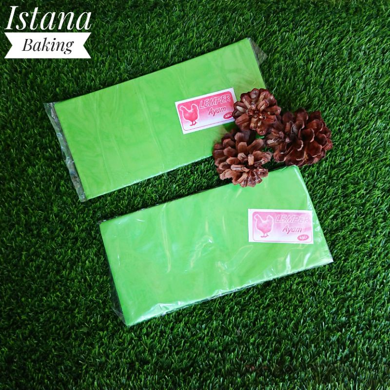 Plastik Bungkus Lemper Warna Hijau Isi 100pcs Harga Murah Terlaris