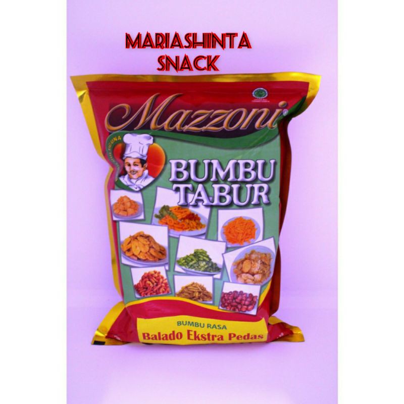 

1kg Mazzoni Balado Extra Pedas Bumbu Tabur Rasa Balado Ekstra Pedas 1 kg