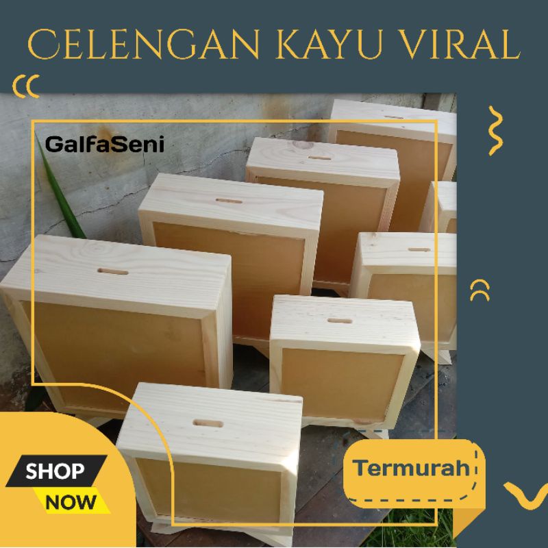Jual CELENGAN KAYU UNIK VIRALLL/ CELENGAN KAYU UNIK BISA CUSTOM NAMA