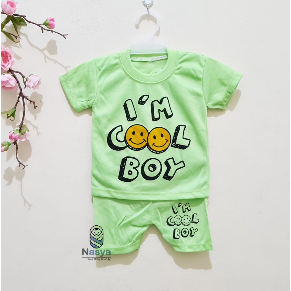 [J-008] Setelan Baju Bayi Pendek / Pakaian Laki-laki &amp; Perempuan Murah Newborn (0-6 bulan)