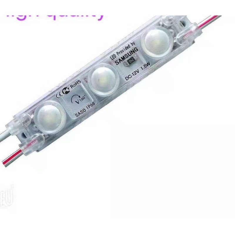 modul led  saso 3 mata lensa ip68 neon bok dekorasi  otomotif motor mobil 12 volt