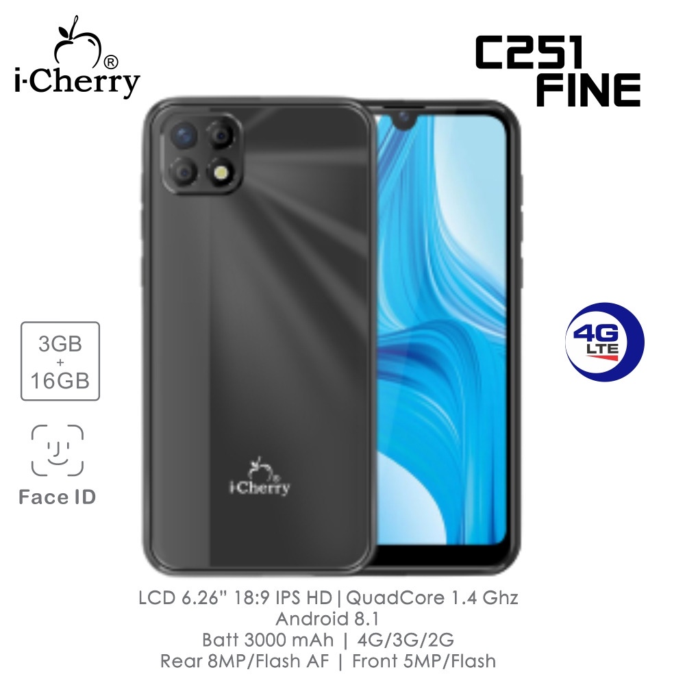 Hp Android 4G icherry 251 fine ram 3Gb , rom 16 Gb