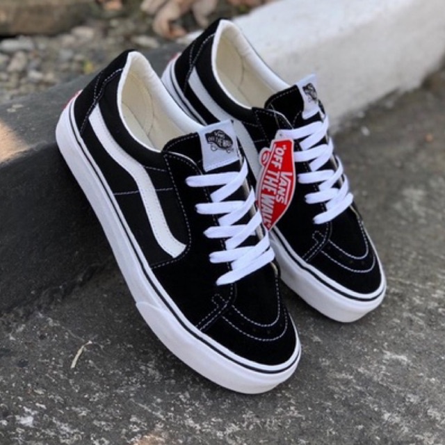 Vans SK8 Low Black White BNIB Original Resmi PT Navya