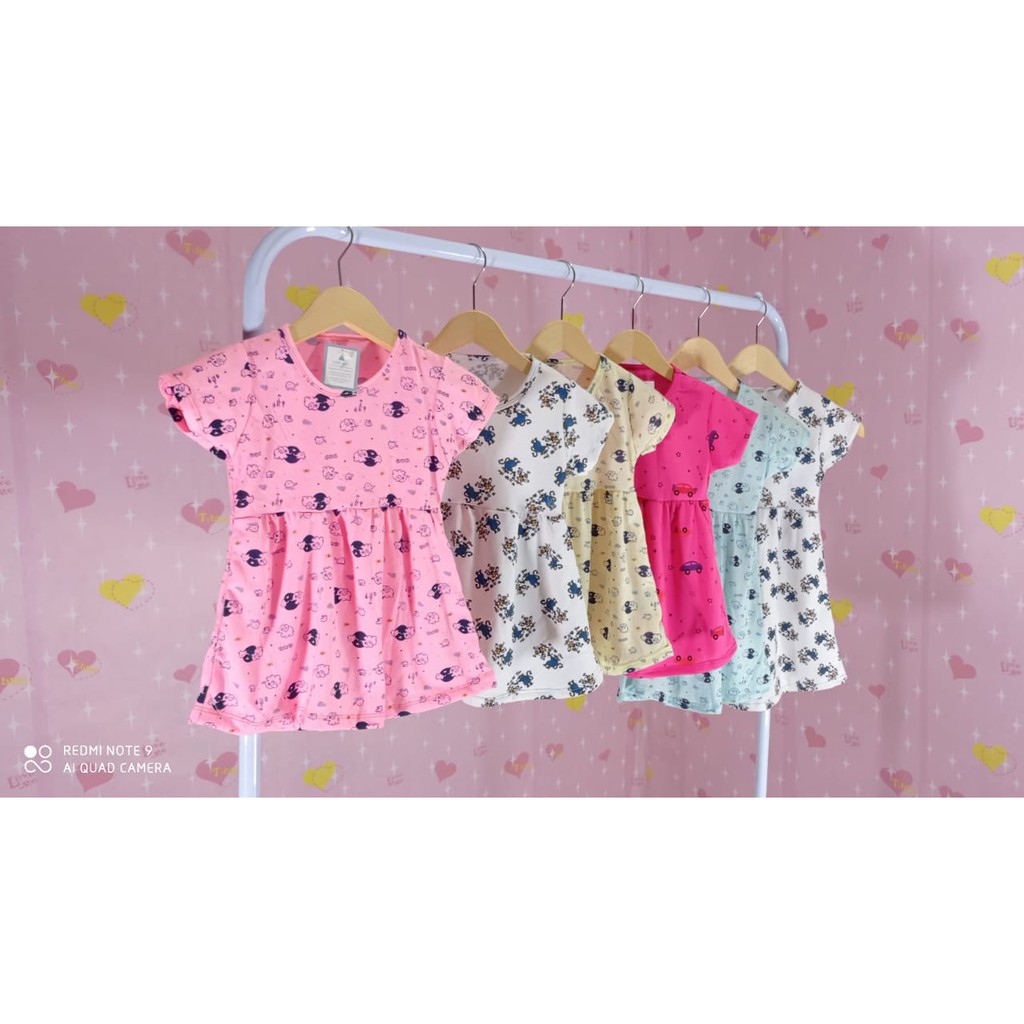 Baju rempel anak perempuan/baju anak anak perempuan/kaos anak perempuan