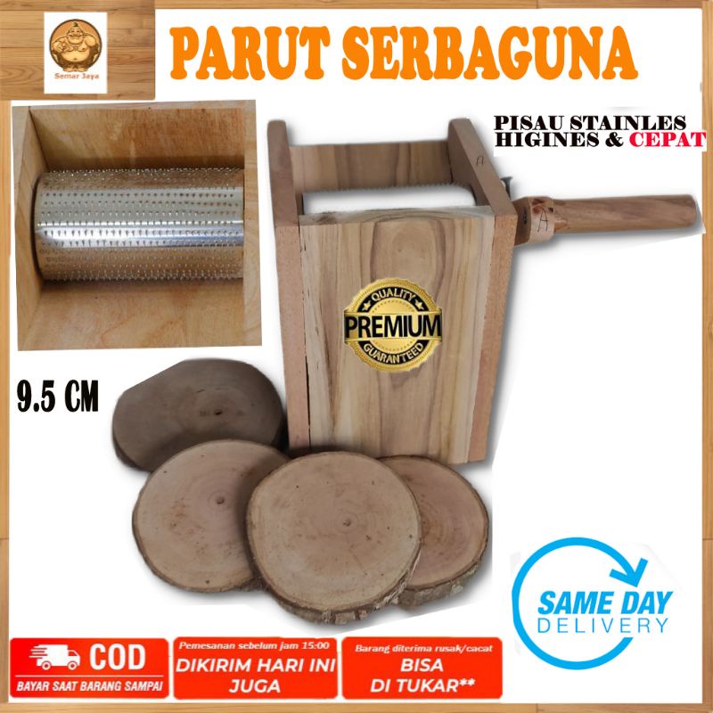 PROMO PARUTAN SERUTAN  MANUAL UNTUK KELAPA/KUNYIT/JAHE/WORTEL DARI KAYU