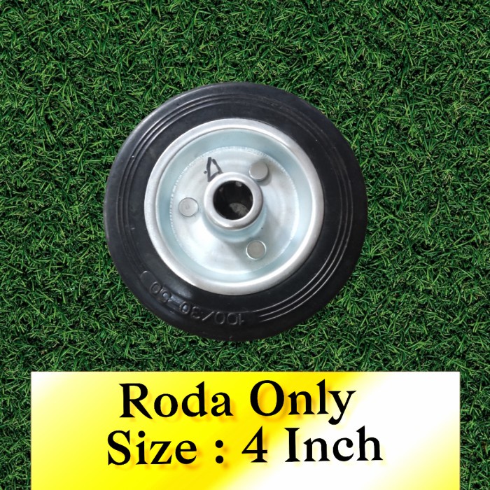 Roda Only 4 Inch / Roda Etalase / Wheel Only / Roda Karet