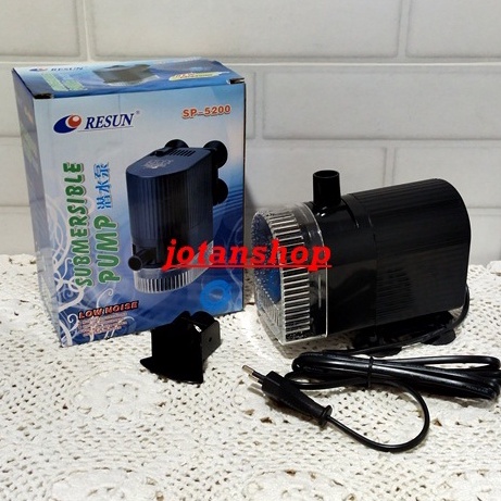 RESUN SP 5200 SP5200 Power Head Mesin Pompa Air Celup Aquarium powerhead water pump