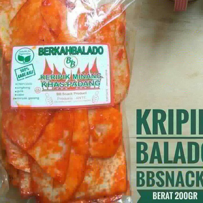 

12% Tiap beli 3pcs kripik Singkong Balado