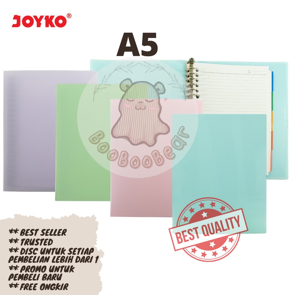 

Binder Note Buku Binder A5 Pastel Joyko - MHPTSM-517