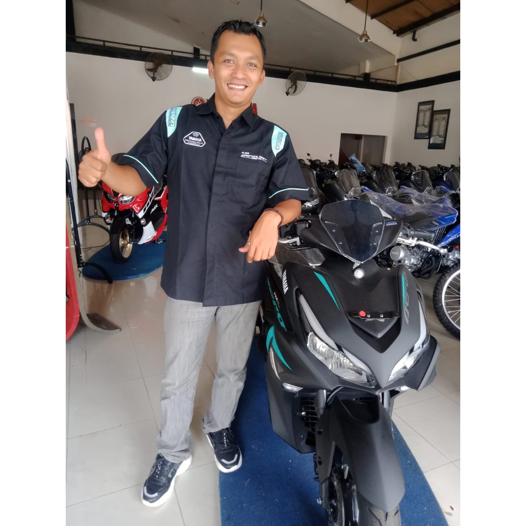 KEMEJA YAMAHA ALL NEW AEROX . LENGAN PENDEK