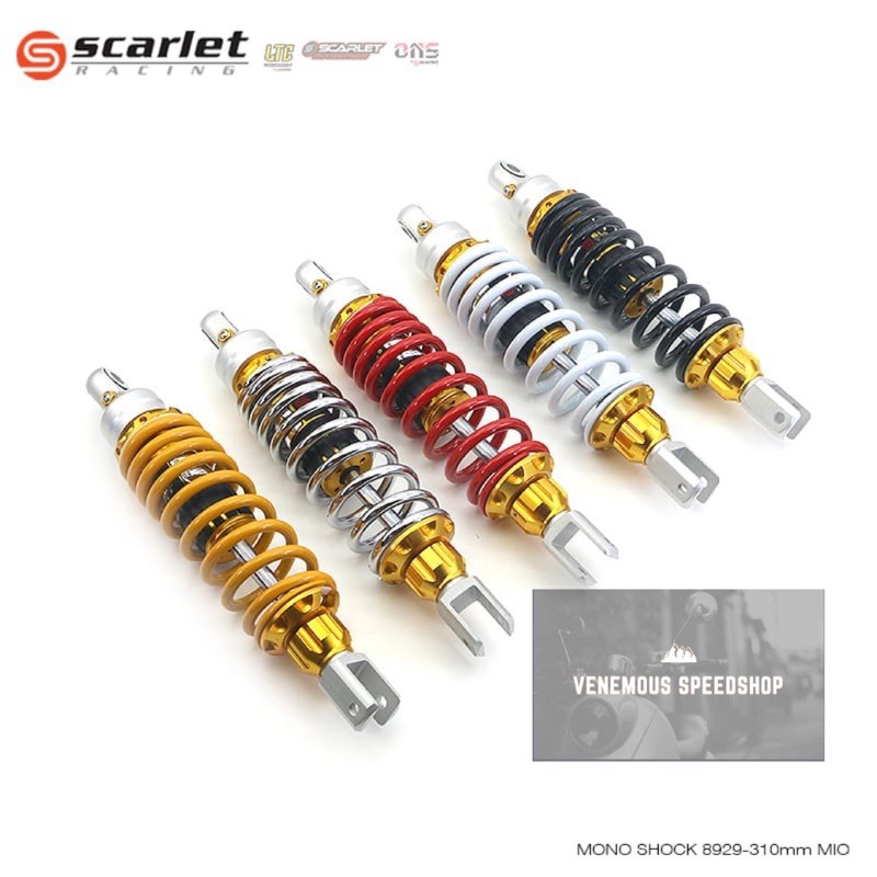 Shock Belakang Scarlet Racing Matic 8929 Ukuran 310MM